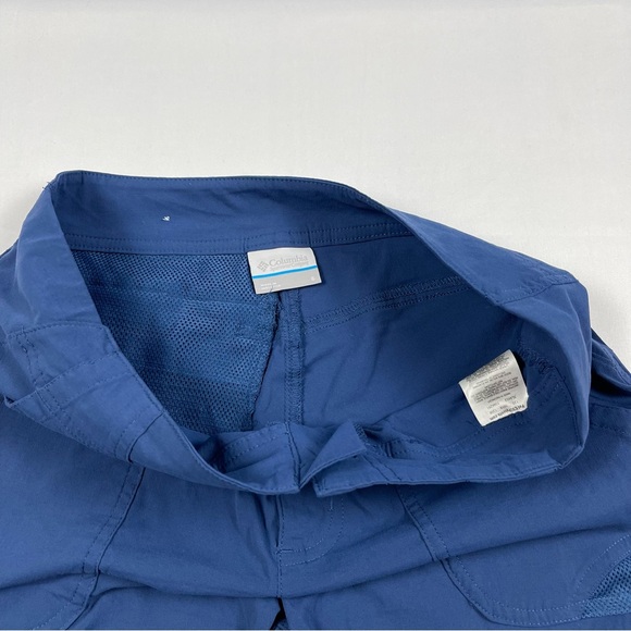 Columbia Shorts Women’s Blue PFG Fishing  Hiking Camping Outdoors Size: 6 - Picture 5 of 15
